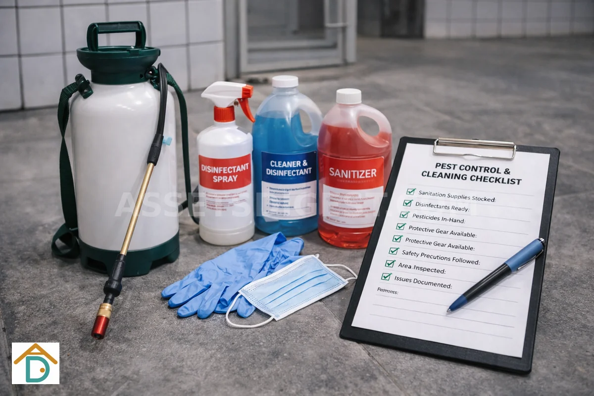 Pest Control & Hygiene Flow for Food Factories
