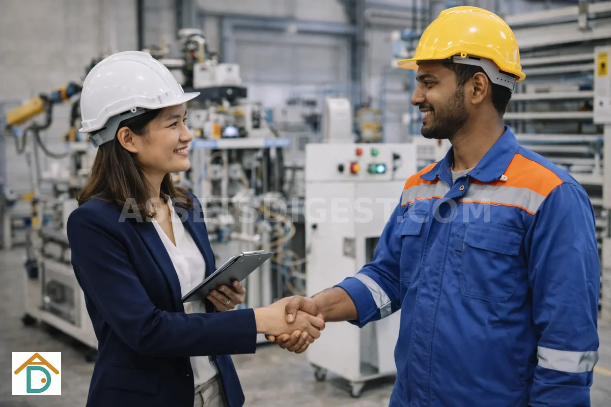 Factory floor for leasing and operations